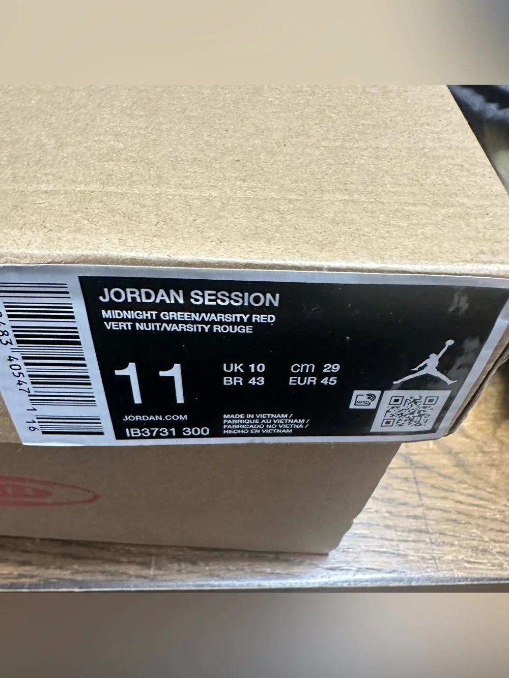Jordan Session 'Midnight Green Pale Ivory' Brand New Mens Size 11